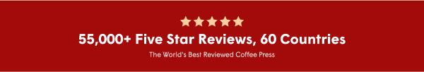 55,000+ five star reviews, 60 countries