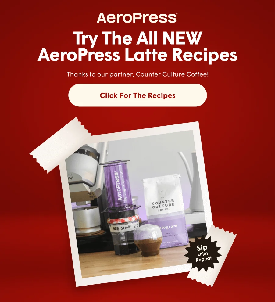 Try the All NEW AeroPress Latte Recipes
