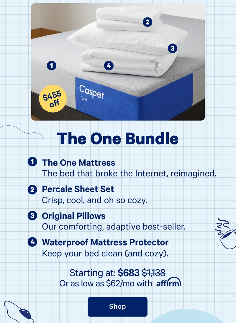 The One Bundle >> Shop >>