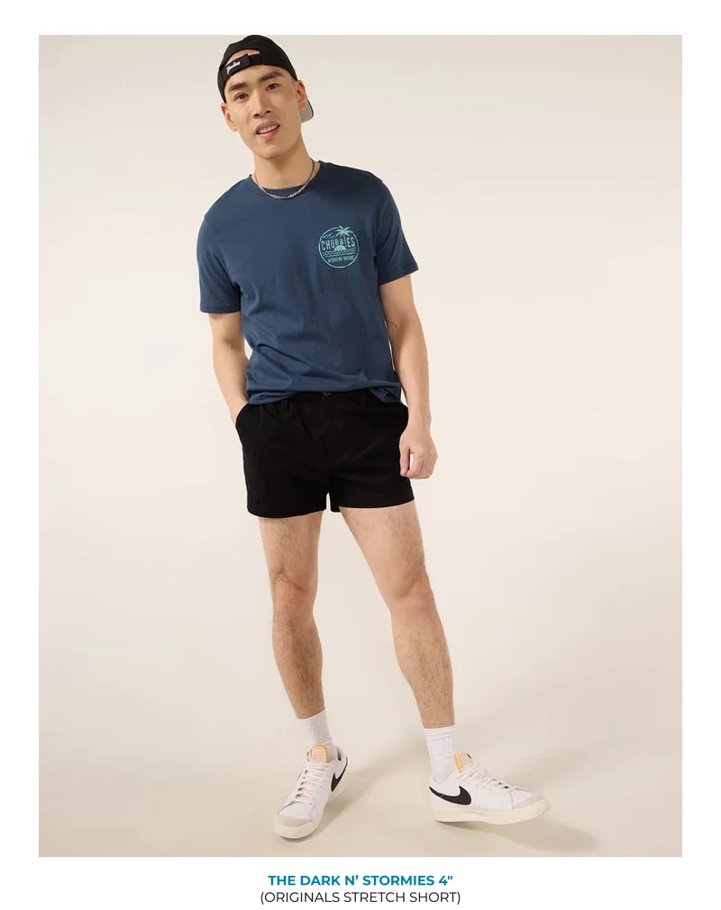 Originals Stretch Short: The Dark N' Stormies 4"