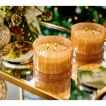 Elton John by Slatkin + Co. S/2 14oz Ginger Spiced Pudding Candles