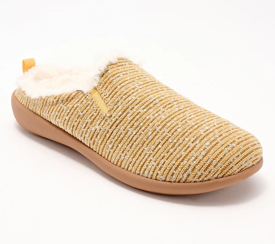 Revitalign Orthotic Memory Foam Knit Slippers - Dundee Cozy