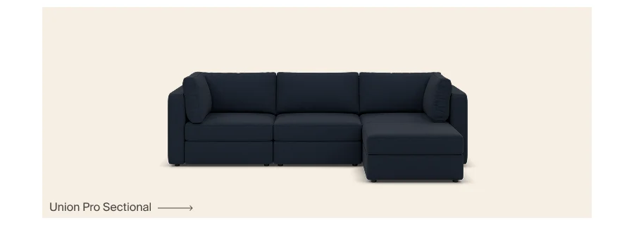 Union Pro 108'' Chaise Sectional