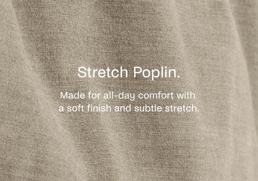 Stretch Poplin.