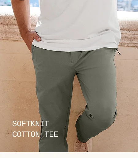 SoftKnit Men's Cotton Tee