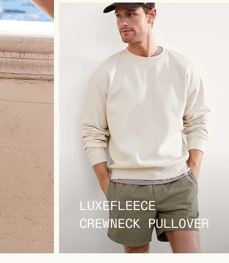 LuxeFleece Men's Crewneck Pullover