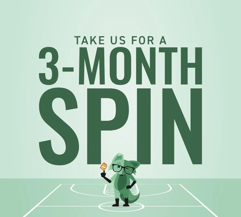 Take us for a 3-Month spin