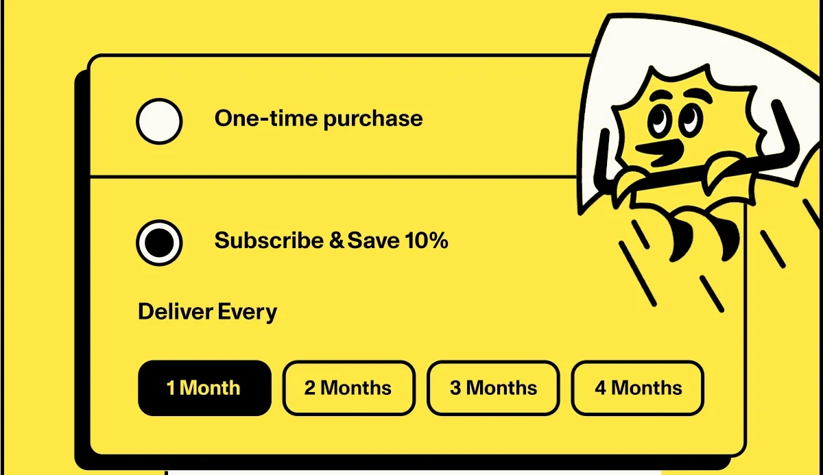 One Time Purchase vs. Subscribe & Save 10%