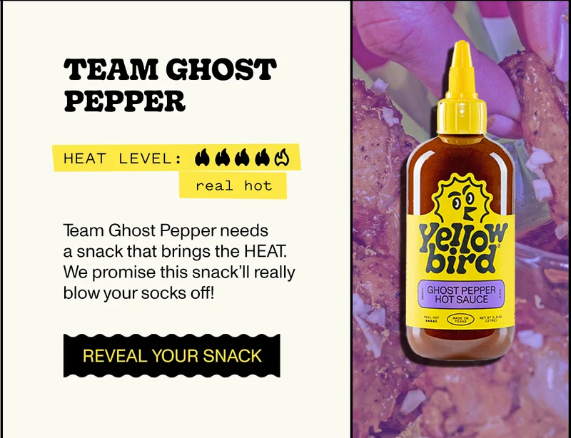 Team Ghost Pepper - Reveal Your Snack
