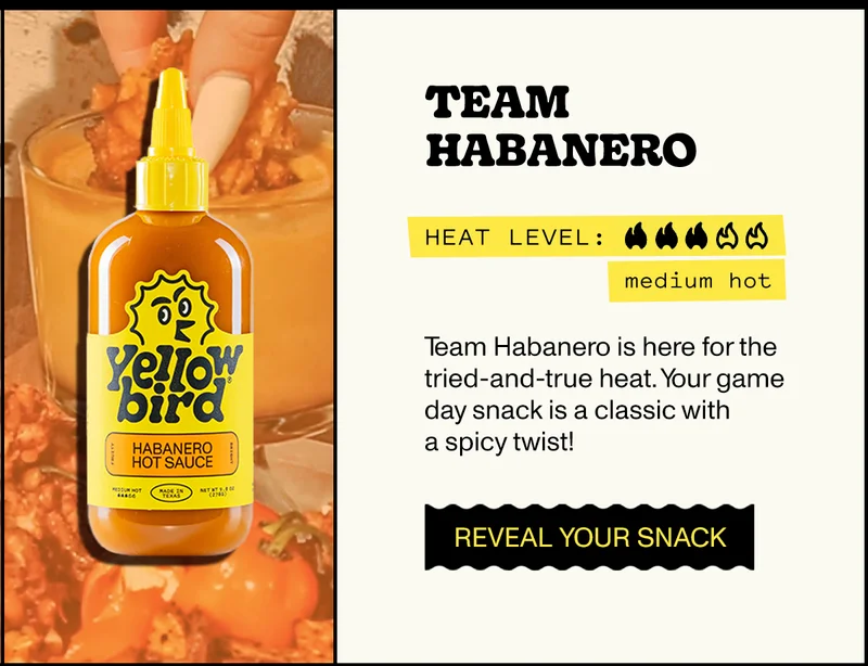Team Habanero - Reveal Your Snack