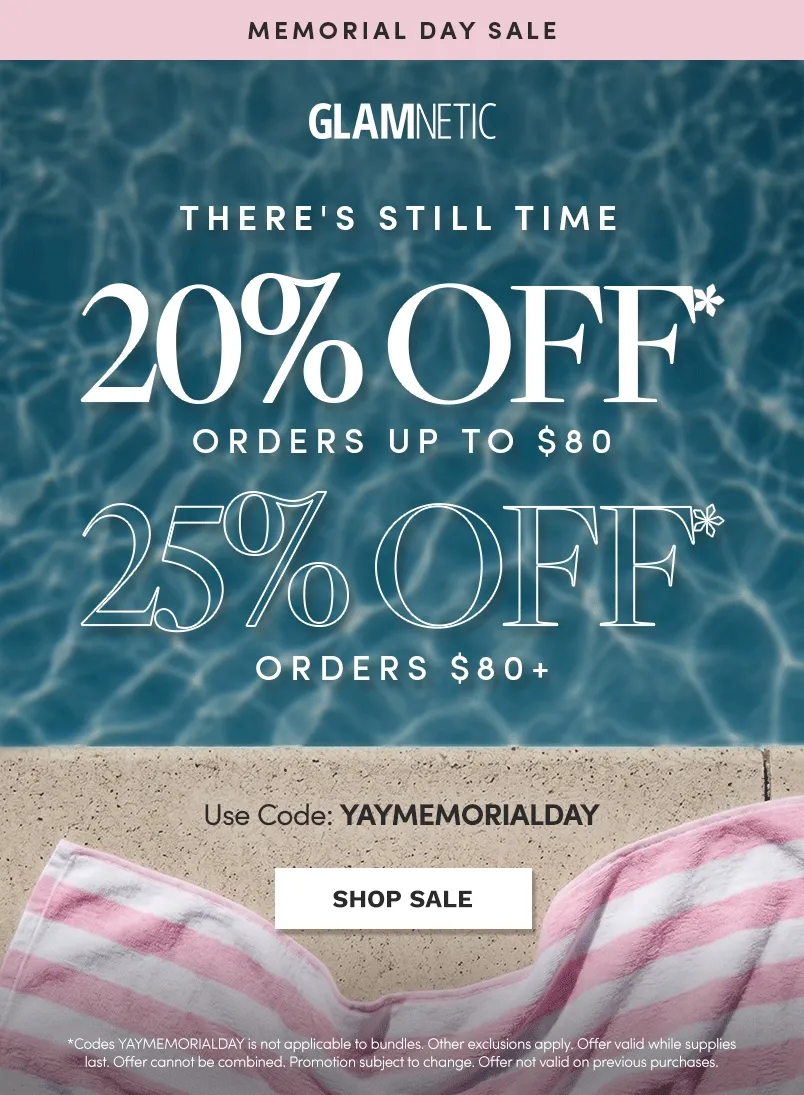 Shop up to 25% Off Sitewide with the code YAYMEMORIALDAY