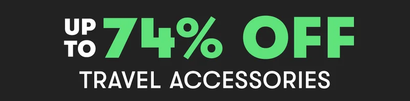 Get up to 74% Off Travel Accessories for our Last Call Sale