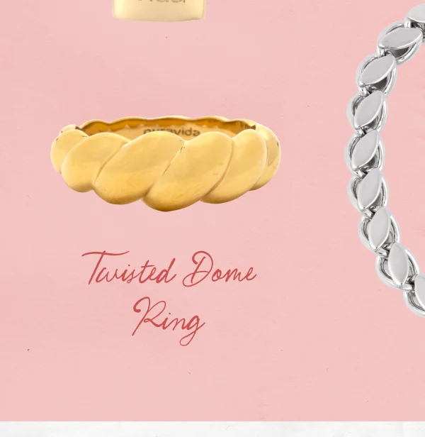 Twisted Dome Ring