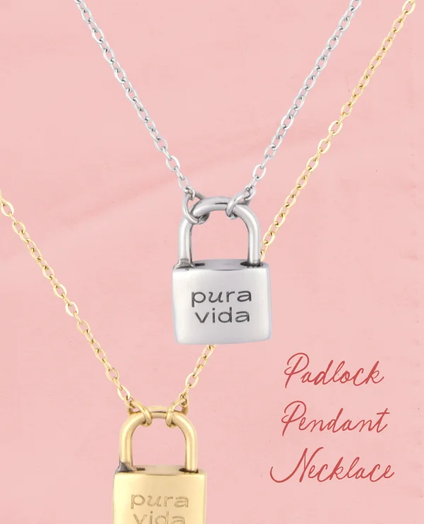 Padlock Pendant Necklace