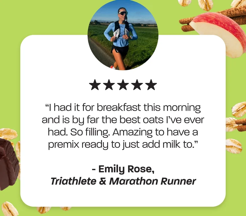 "I had it for breakfast this morning and is by far the best oats I’ve had. So filling. Amazing to have a premix ready to just add milk to."