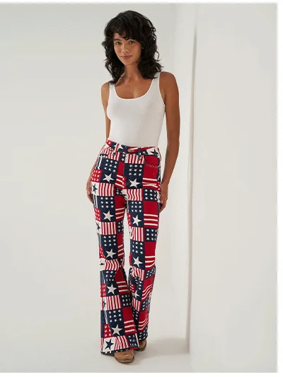 Wrangler® x 250 Years of America Retro Bailey Flare Print Jean