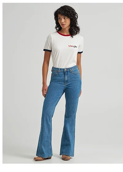Wrangler® x 250 Years of America Retro® Bailey High Rise Flare Jean