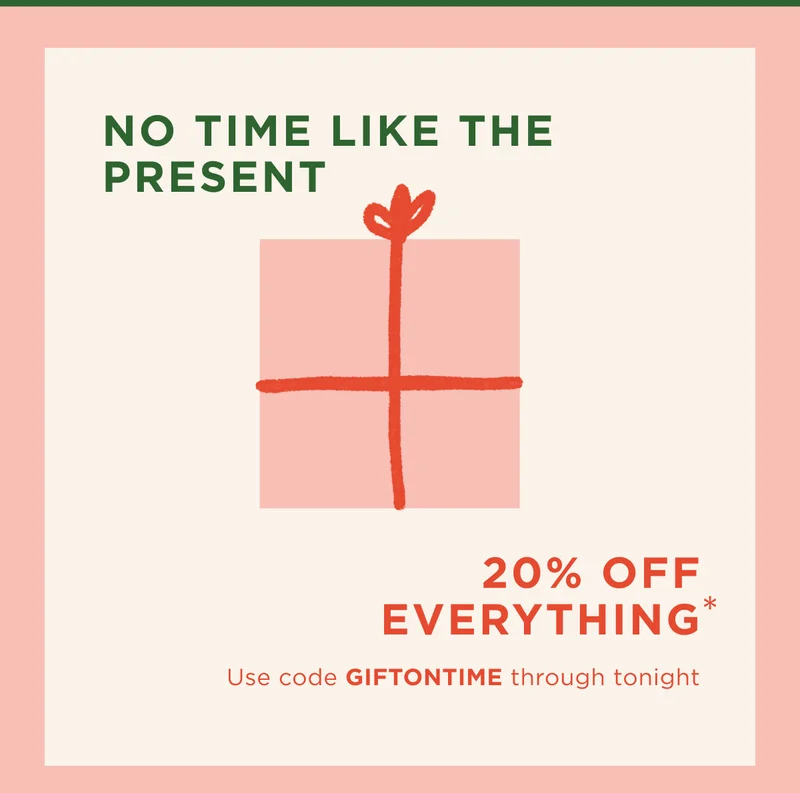 20% OFF EVERYTHING