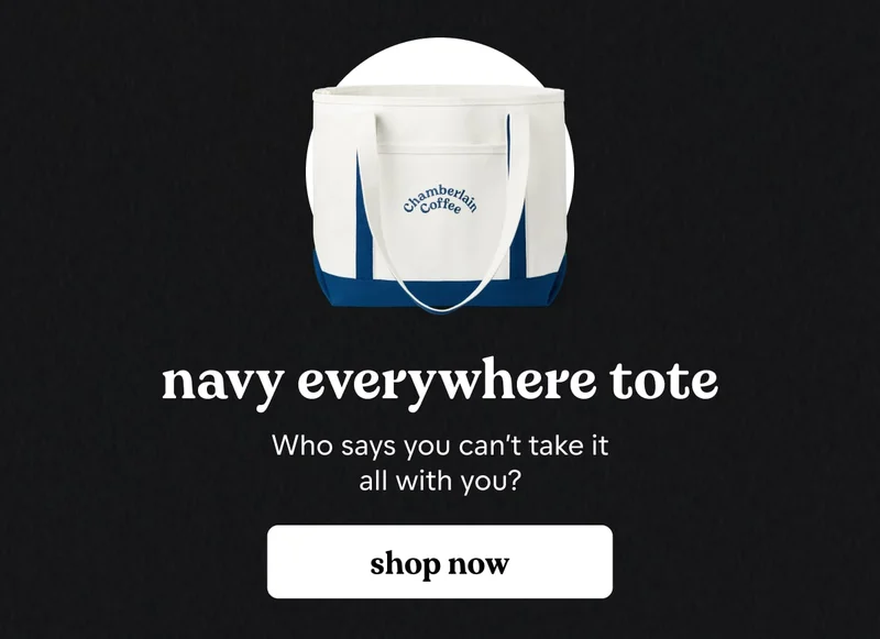 navy everywhere tote