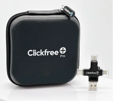 Clickfree Pro 256GB Photo & Video Storage Device with Case