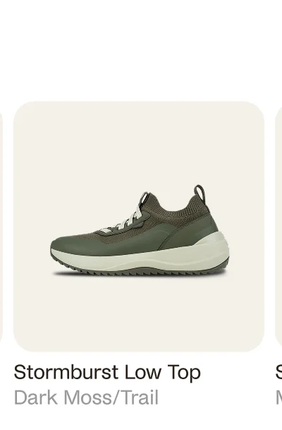 Stormburst Low Top Dark Moss/Trail