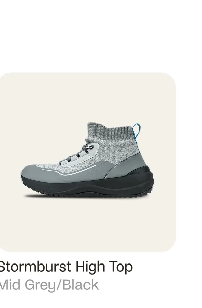 Stormburst High Top Mid Grey/Black