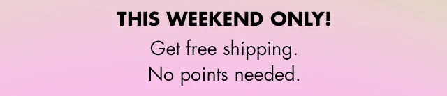 This weekend only!