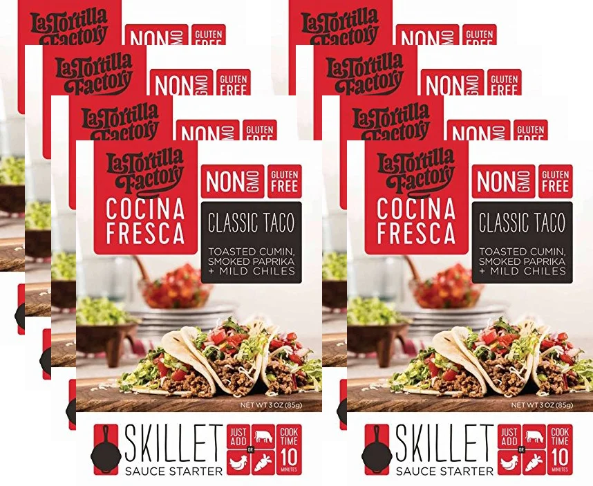 Image of La Tortilla Factory Taco Skillet Sauce Starter (8 Pack)
