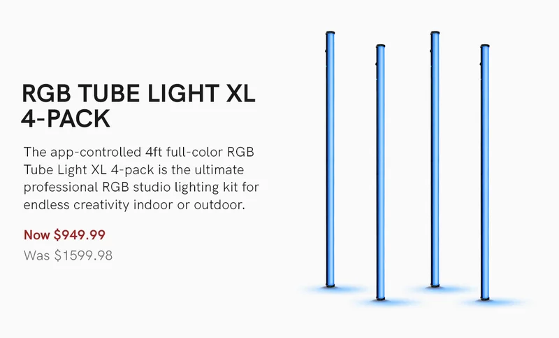 TUBE LIGHT XL 4-PACK