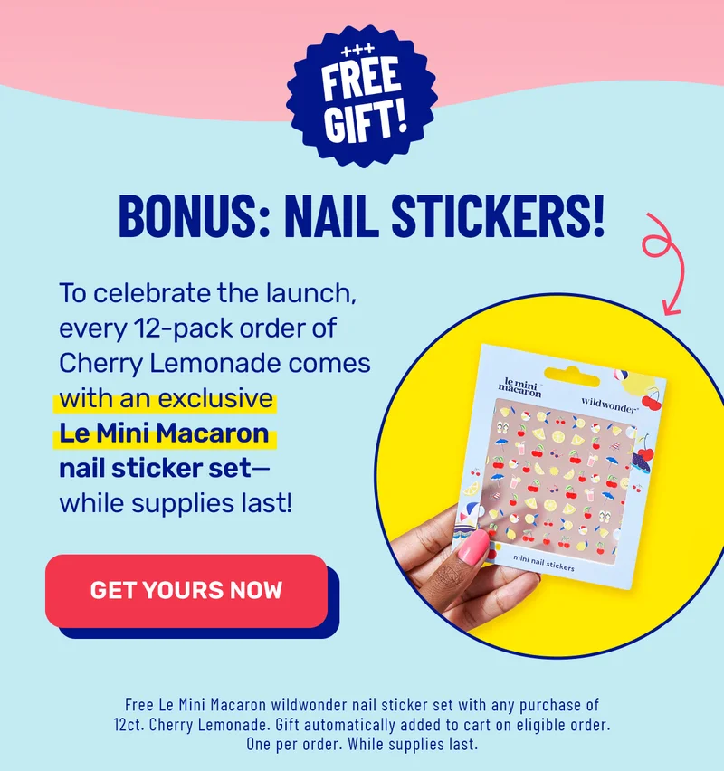 Get your Cherry Nail Stickers!