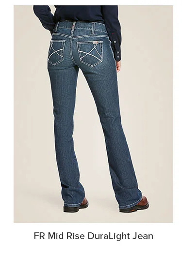FR Mid Rise Duralight Jeans