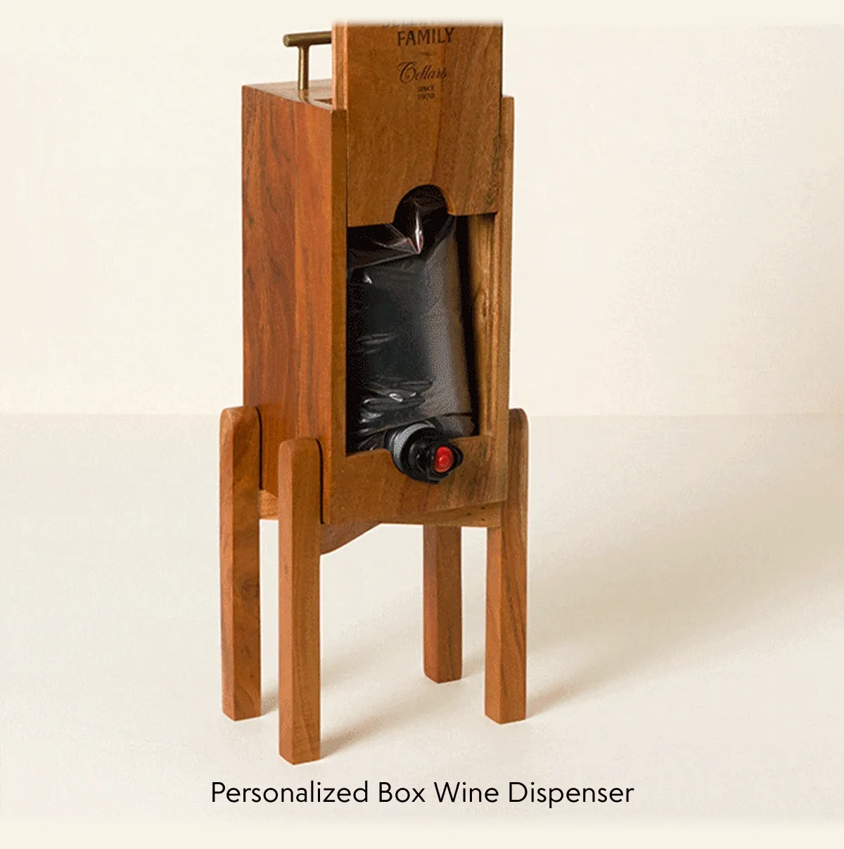 Personalized Box Wine Dispenser
