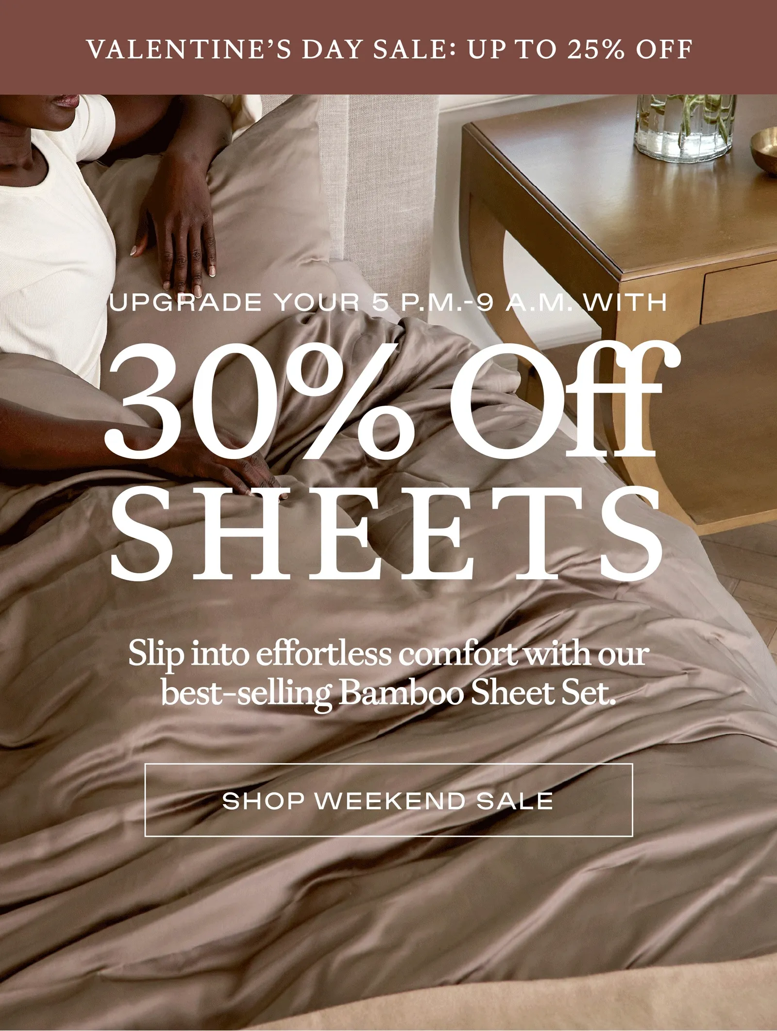 Shop Weekend Sale - 30% Off Sheets!