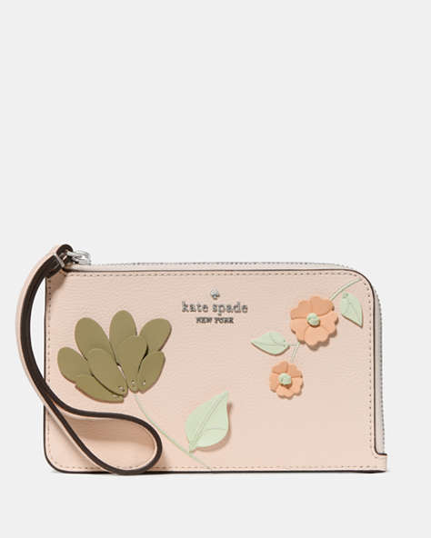 Lucy Floral Small Card Holder Wristlet
