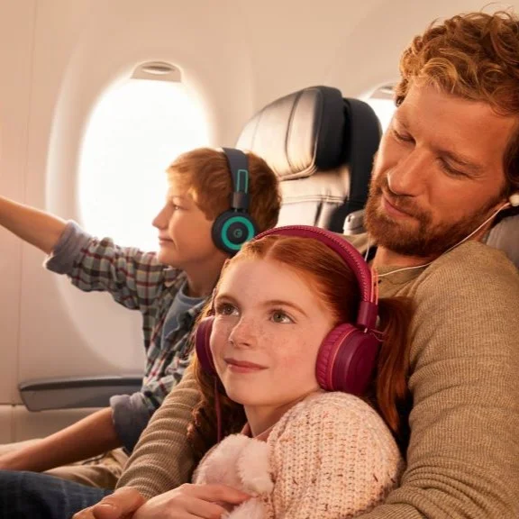 Delta customers use in-flight entertainment