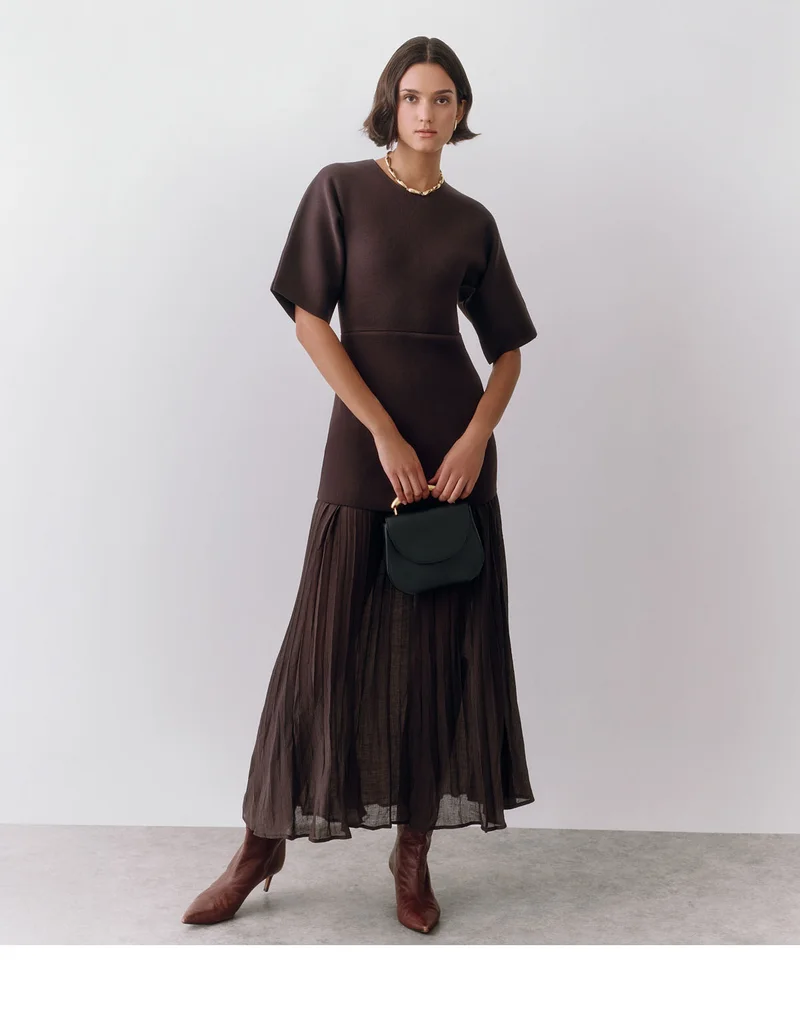 Nova Bag Black, Lluvia Necklace