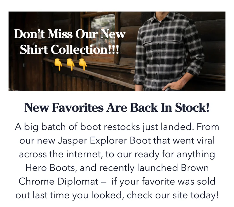New Favorites are Back in Stock!