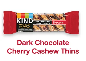 Dark Chocolate Cherry Cashew Thins