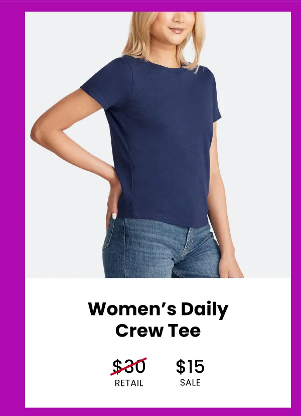Women's Daily Crew Tee