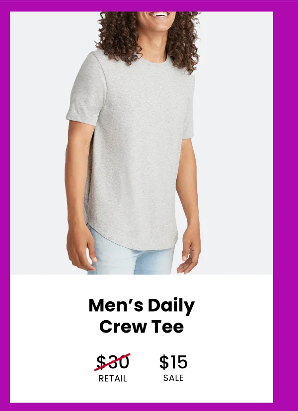 Men's Daily Crew Tee