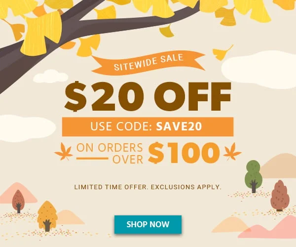 SITEWIDE SALE $20 OFF On Orders Over $100 Use code: SAVE20 Limited Time Offer Exclusions Apply Shop Now