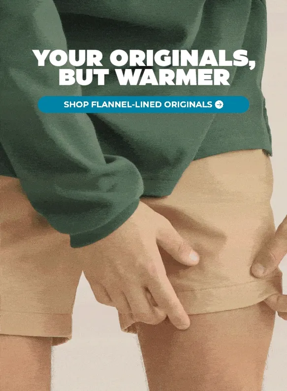 YOUR ORIGINALS, BUT WARMER: Shop Flannel-Lined Originals Shorts