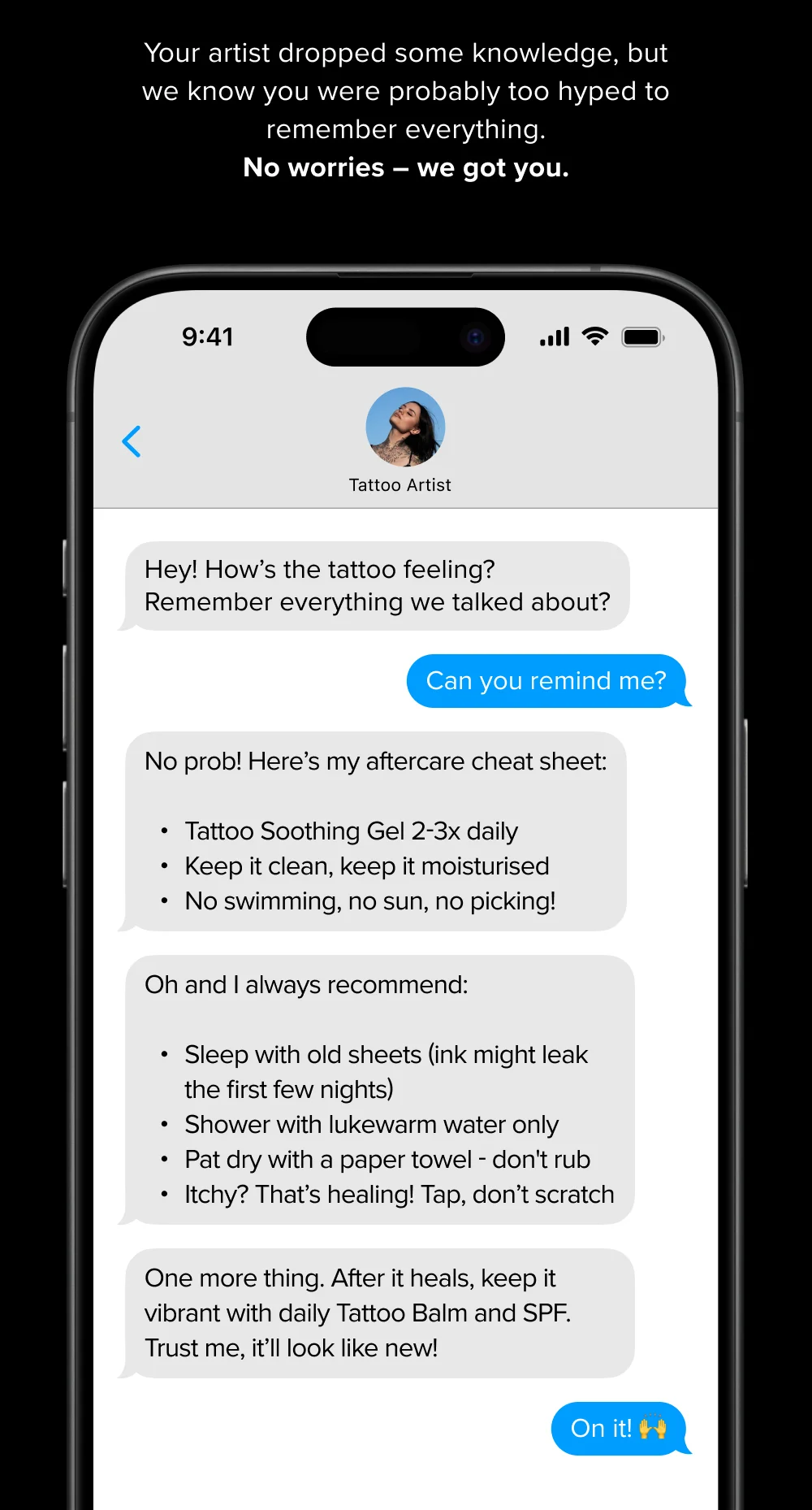 Your artist dropped some knowledge, but we know you were probably too hyped to remember everything. No worries – we got you.