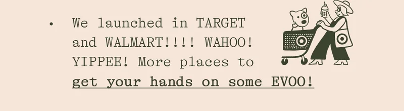 WE LAUNCHED IN TARGET AND WALMART!!!