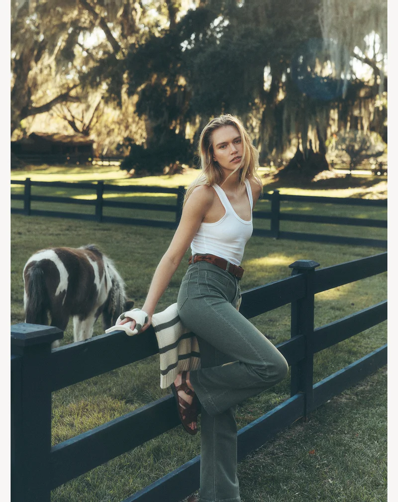 Stretch Terry Patch Pocket Pant Island Olive