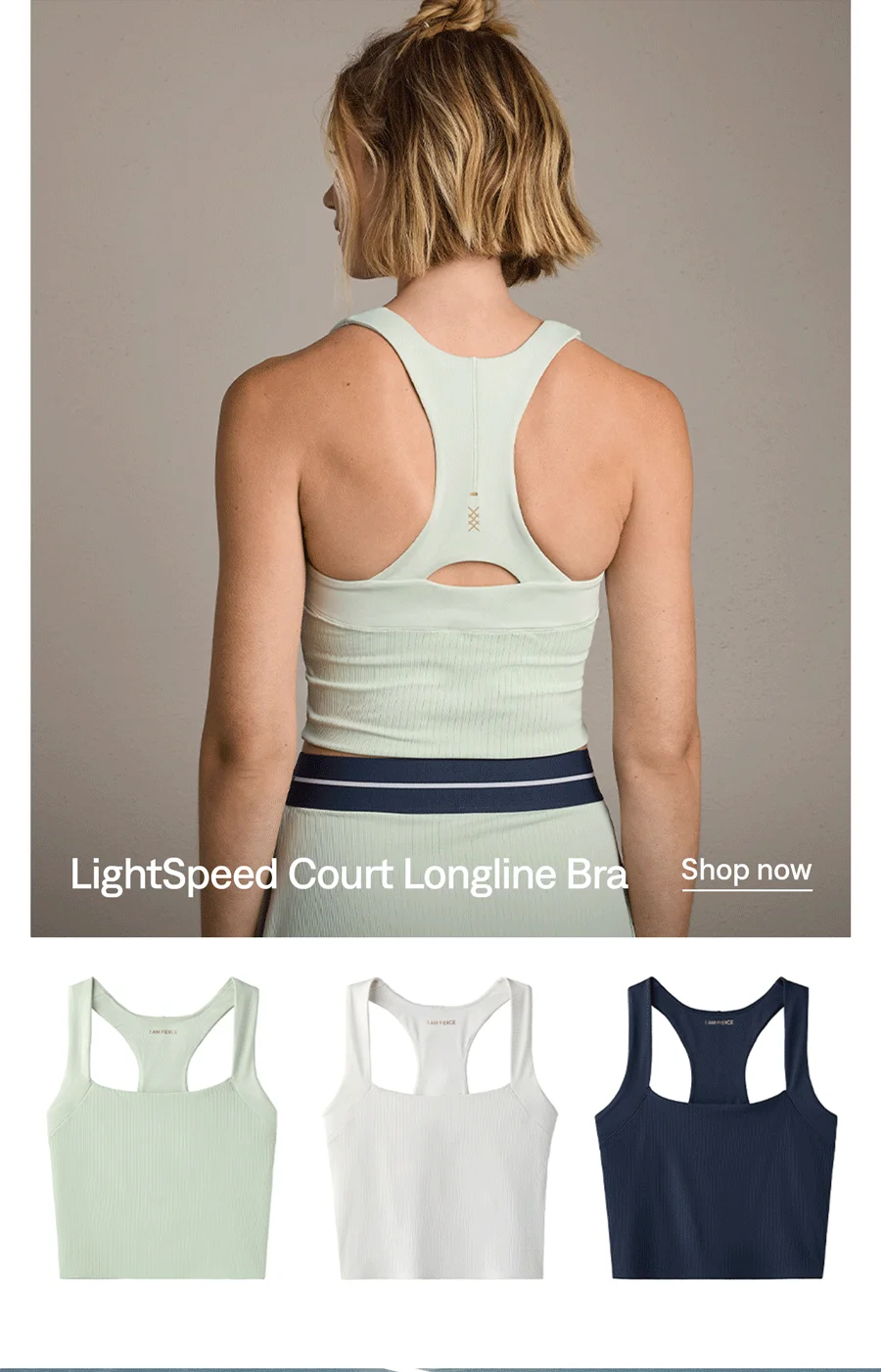 LightSpeed Court Longline Bra