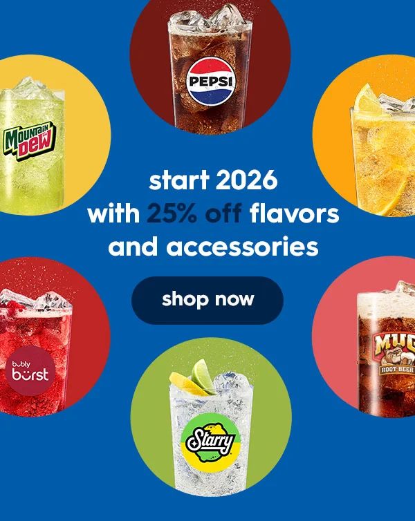 25% off flavors and accessories