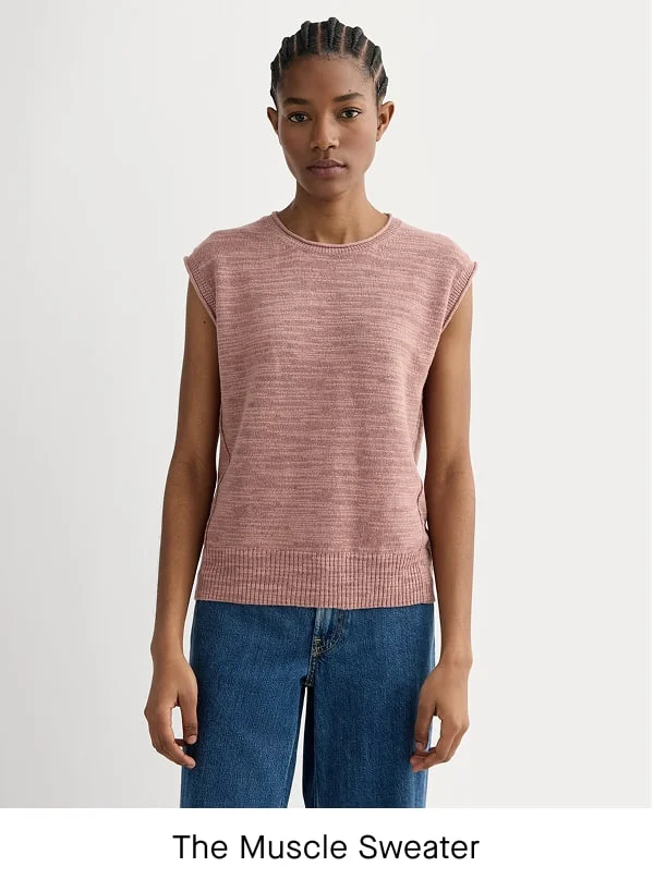 [Image]The Muscle Sweater | Rose Dusk