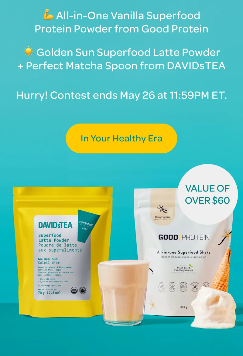 Hurry! Contest ends August 31. - In Your Healthy Era