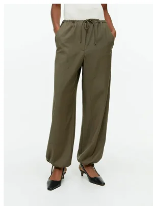 Wool Twill Cargo Trousers